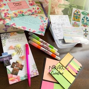 Kit bible journaling stickers Highlighters
